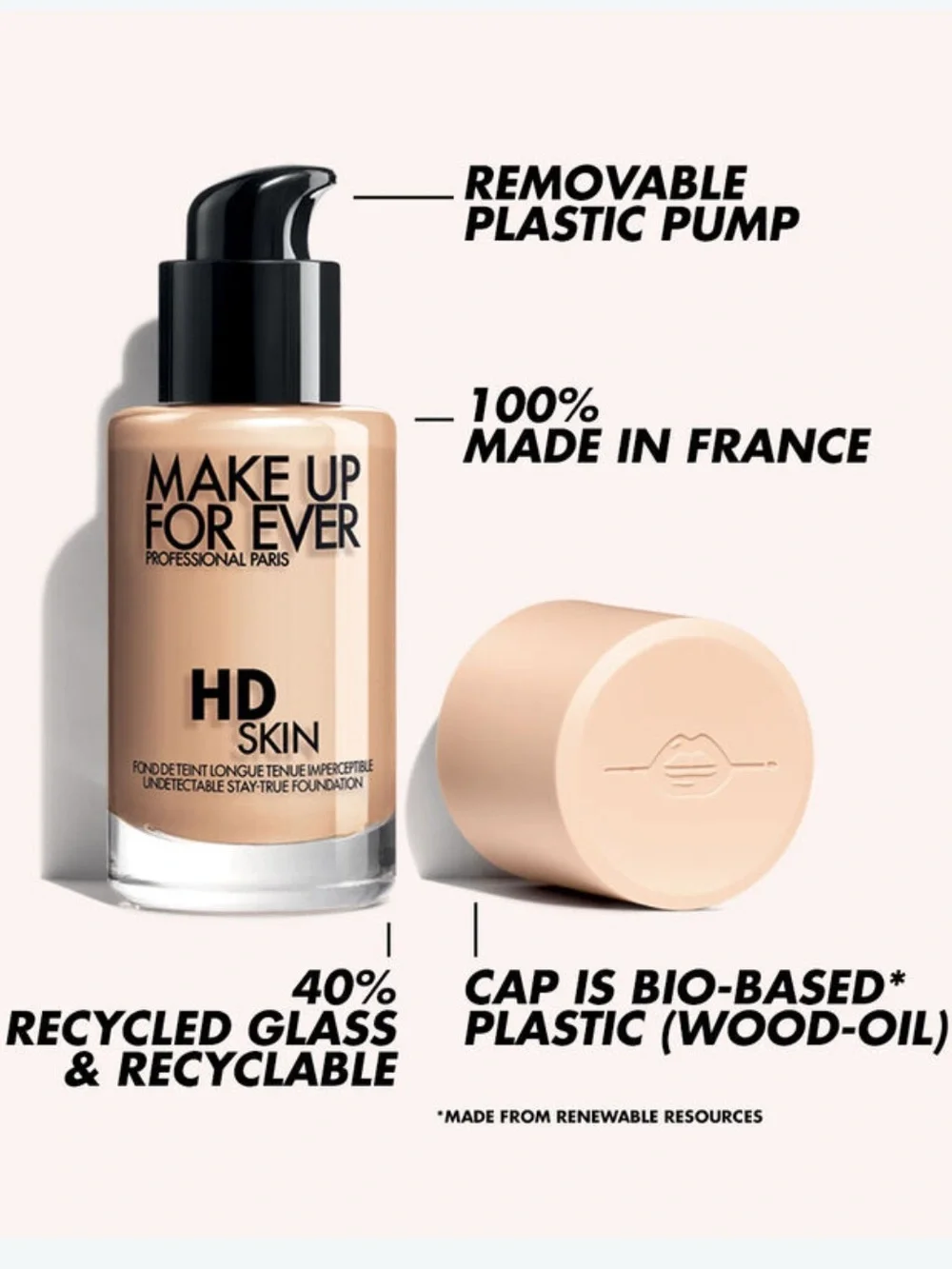 ✨MAKE UP FOREVER HD SKIN  UNDETECTABLE STAY TRUE FOUNDATION✨